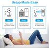 owltron Wifi Camera 2 Pack, Home Security Camera for Baby & Elder, Pet Camera with Motion Detection, Night Vision, 2-Way Audio, 1080P Indoor Camera Wireless, Baby Monitor Works with APP & Alexa - Image 2