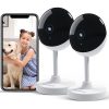 owltron Wifi Camera 2 Pack, Home Security Camera for Baby & Elder, Pet Camera with Motion Detection, Night Vision, 2-Way Audio, 1080P Indoor Camera Wireless, Baby Monitor Works with APP & Alexa